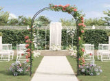 Garden Arch Floral Black 115 x 37 x 231 cm 42021351