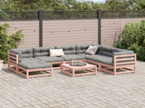 8 Piece Garden Sofa Set Solid Wood Douglas Fir 3299554