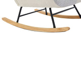 Rocking Chairs for Adults, Tteddy Rocking Chair Relaxing Recliner Chair with Solid Wood Legs High N605P181754L