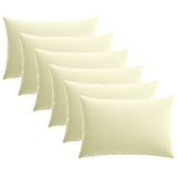 Cushion with Pillow HEERLEN 6 pcs Cream Polyester 925104
