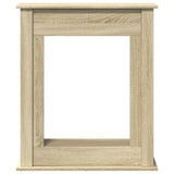 ZNTS Fireplace Surround Sonoma Oak 75x20x87.5 cm Engineered Wood 854582