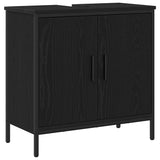 Bathroom Furniture Set with Storage 3 pcs Black 80 x 30 x 44 cm 3334366
