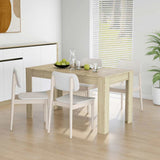 Dining Table Sonoma Oak 140x74.5x76 cm Engineered Wood 804205