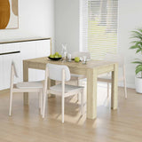 Dining Table Sonoma Oak 140x74.5x76 cm Engineered Wood 804205