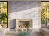 Wall Panels 10 pcs 100 x 50 cm Light Grey and Black EPS Foam 42046104