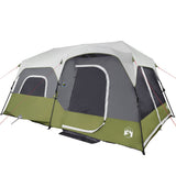Family Tent with LED 9-Person Light Green Quick Release 94311
