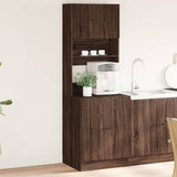 Kitchen Cabinet Brown Oak 60x50x180 cm Engineered Wood 3276643