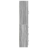 Cabinet Set 2 pcs Grey Sonoma 33 x 34.5 x 87 cm Engineered Wood 3416976
