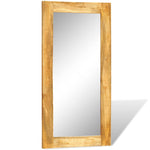 Wall Mirror with Solid Wood Frame 120 x 60 cm 241089