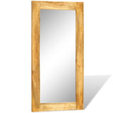 Wall Mirror with Solid Wood Frame 120 x 60 cm 241089
