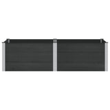 Garden Raised Bed Black 200 x 100 x 54 cm 42038986