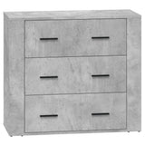 Sideboards 2 pcs Concrete Grey Engineered Wood 3185411