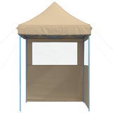 Party Tent Folding Beige 200 x 200 x 306 cm Oxford Fabric 42023522
