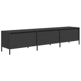 TV Cabinet Black 202x39x43.5 cm Cold-rolled Steel 3307155