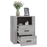Bedside Cabinet Grey Sonoma 50x36x60 cm Engineered Wood 816734