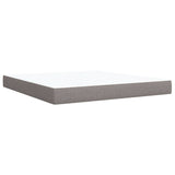 Box Spring Bed with Mattress Taupe 180x200 cm Fabric 3285978