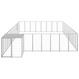 Dog Kennel Silver 30.25 m Steel 3082236