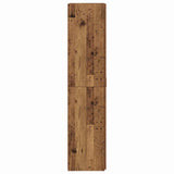 Highboard 2 pcs Old Wood 80 x 42 x 185 cm 3365594