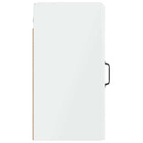 Bathroom Wall Cabinet HAARLEM High Gloss White 30 x 31 x 59 cm 896809