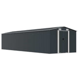 Garden Shed Anthracite 257x990x181 cm Galvanised steel 47038