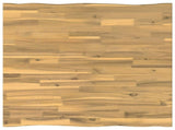 Live Edge Table Top 70 x 70 x 3.5 cm Square Solid Acacia Wood 938631