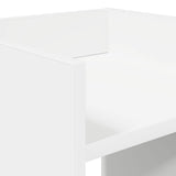 Plant Stand 2 pcs White 30 x 30 x 100 cm Engineered Wood 899563