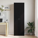 Office Cabinet Black Oak 60 x 32 x 190 cm Engineered Wood 3329298