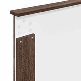 Bed Frame with Headboard Brown Oak 100 x 200 cm Solid Pine Wood 3409396