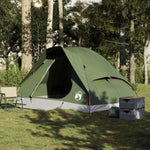 ZNTS Camping Tent Dome 4-Person Olive Green Waterproof 4009642