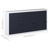 Workbench with Three Wall Panels and One Cabinet 3053438
