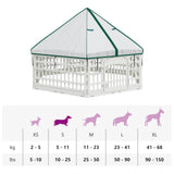 6 Panel Dog Playpen White 179 x 151 x 114 cm Plastic 42027224
