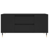 Coffee Table Black 102x44.5x50 cm Engineered Wood 830989