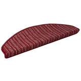 Self-adhesive Stair Mats 15 pcs Red 65 x 21 x 4 cm 42011446