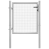 Garden Gate Galvanised Steel 100x75 cm Silver 144755