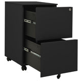 Mobile File Cabinet Anthracite 39x45x67 cm Steel 335977