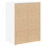 Bookcase White 40x24x52 cm Engineered Wood 860355