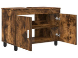 Bathroom Vanity Unit Smoked Oak 60 x 35 x 60 cm Engineered Wood 889400