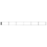 Raised Garden Bed Black 600 x 40 x 55 cm cold-rolled steel 8006297