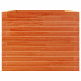 Garden Planter Wax Brown 110x60x45.5 cm Solid Wood Pine 847285