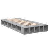 Bed Frame without Mattress Grey Sonoma 90x200 cm 3280522