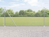Welded Wire Fence with Concrete Base 50 x 1.6 m 3352367