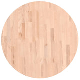 Table Top 70x1.5 cm Round Solid Wood Beech 355910
