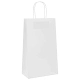 ZNTS Paper Bags 250 pcs with Handles White 21x11x36 cm 4101617