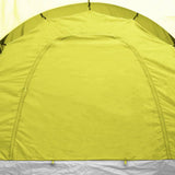 Camping Tent 6 Persons Blue and Yellow 93185