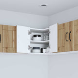 Wall Corner Cabinet LUCCA Artisan Oak 57 x 57 x 40 cm 884964
