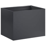 Garden Planter 2 pcs Anthracite 40 x 30 x 30 cm 8005195