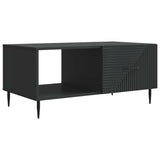 Coffee Table Black 90 x 50 x 40 cm Engineered Wood 894956