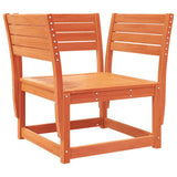 ZNTS 5 Piece Garden Lounge Set Wax Brown Solid Wood Pine 3216917