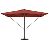 Umbrella Terracotta 286 x 284 x 270 cm Aluminium and Polyester 42003326