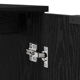 Bathroom Cabinet Black Oak 64.5 x 33.5 x 59 cm Engineered Wood 880745
